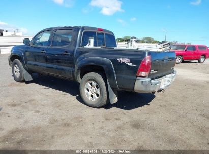 2006 TOYOTA TACOMA DOUBLE CAB Black  Gasoline 5TELU42N26Z277727 photo #4