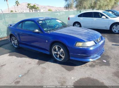 2003 FORD MUSTANG Blue  Gasoline 1FAFP40483F344991 photo #1