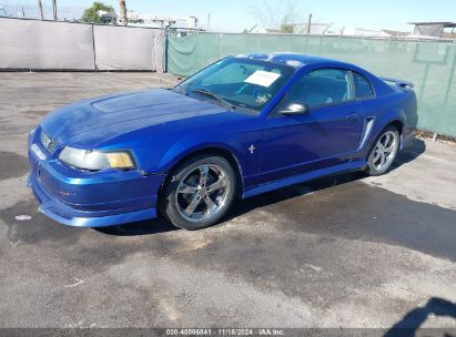 2003 FORD MUSTANG Blue  Gasoline 1FAFP40483F344991 photo #3