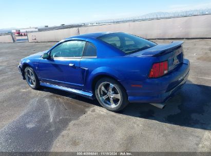 2003 FORD MUSTANG Blue  Gasoline 1FAFP40483F344991 photo #4