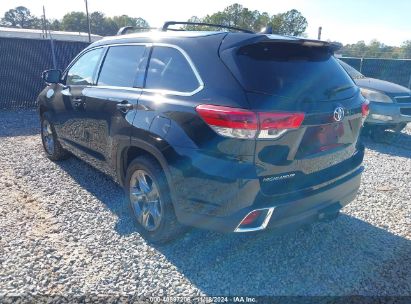 2017 TOYOTA HIGHLANDER LIMITED PLATINUM Black  Gasoline WBAHN83567DT76308 photo #4