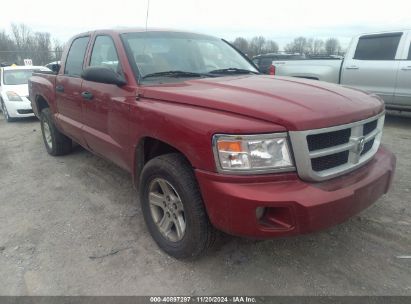 2010 DODGE DAKOTA BIGHORN/LONESTAR Red  Gasoline 1D7CW3GK2AS230459 photo #1