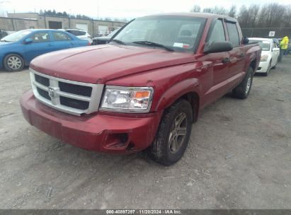 2010 DODGE DAKOTA BIGHORN/LONESTAR Red  Gasoline 1D7CW3GK2AS230459 photo #3