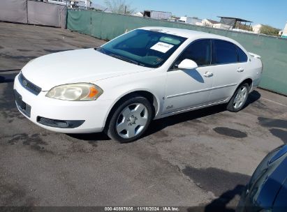 2006 CHEVROLET IMPALA SS White  Gasoline 2G1WD58C769329778 photo #3