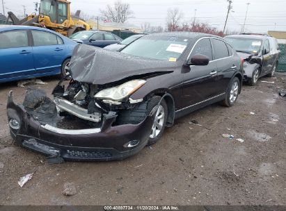 2010 INFINITI EX35 JOURNEY Burgundy  Gasoline JN1AJ0HR3AM753555 photo #3