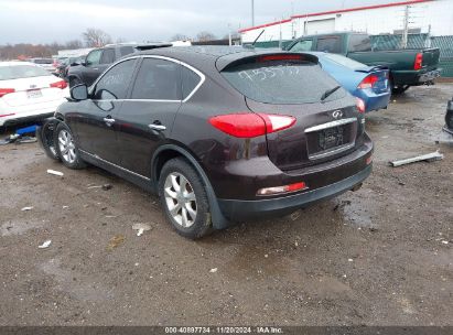 2010 INFINITI EX35 JOURNEY Burgundy  Gasoline JN1AJ0HR3AM753555 photo #4