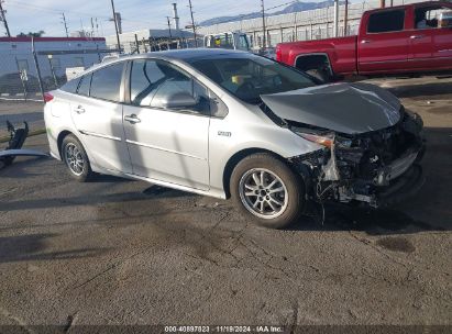 2021 TOYOTA PRIUS PRIME LE Silver  Hybrid JTDKAMFP2M3194066 photo #1