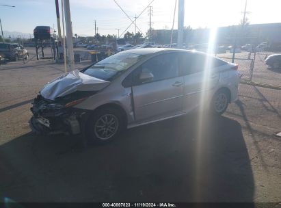 2021 TOYOTA PRIUS PRIME LE Silver  Hybrid JTDKAMFP2M3194066 photo #3