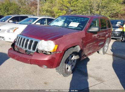 2009 JEEP GRAND CHEROKEE LAREDO Maroon  Gasoline 1J8GS48K59C516333 photo #3