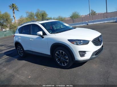 2016 MAZDA CX-5 GRAND TOURING White  Gasoline JM3KE2DY1G0689375 photo #1