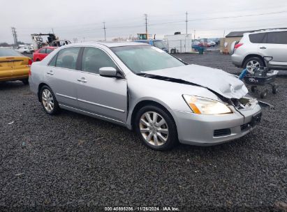 2007 HONDA ACCORD 3.0 EX Silver  Gasoline 1HGCM66557A009726 photo #1