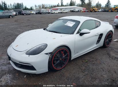 2018 PORSCHE 718 CAYMAN GTS White  Gasoline WP0AB2A86JS278289 photo #3