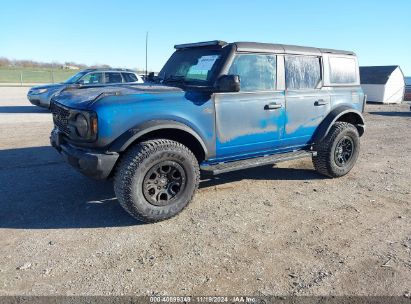 2022 FORD BRONCO WILDTRAK Blue  Gasoline 1FMEE5DP7NLB67128 photo #3