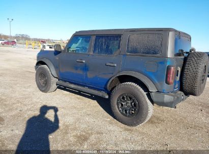 2022 FORD BRONCO WILDTRAK Blue  Gasoline 1FMEE5DP7NLB67128 photo #4