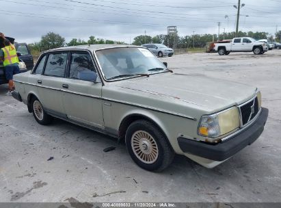 1989 VOLVO 244 DL/GL Gold  Gasoline YV1AX8840K1336955 photo #1