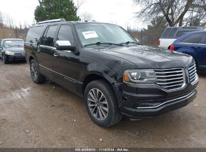 2017 LINCOLN NAVIGATOR L SELECT Black  Gasoline 5LMJJ3JT2HEL04997 photo #1