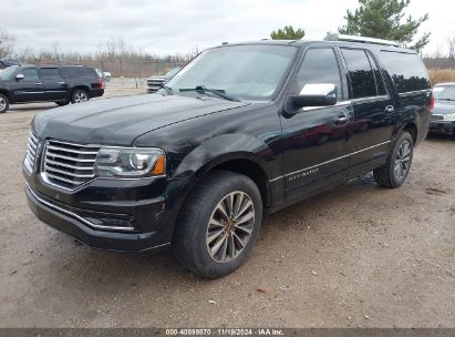 2017 LINCOLN NAVIGATOR L SELECT Black  Gasoline 5LMJJ3JT2HEL04997 photo #3