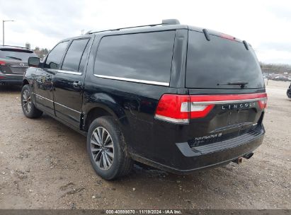 2017 LINCOLN NAVIGATOR L SELECT Black  Gasoline 5LMJJ3JT2HEL04997 photo #4