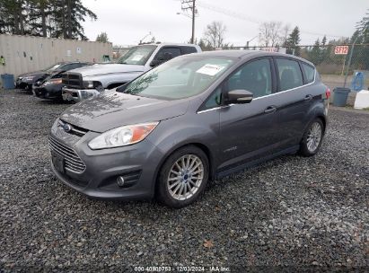 2014 FORD C-MAX HYBRID SEL Gray  Hybrid 1FADP5BU8EL512370 photo #3