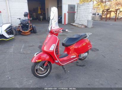 2018 VESPA GTS 300 SUPER Red  Other ZAPMA39L8J5200267 photo #3