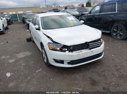 2014 VOLKSWAGEN PASSAT 1.8T WOLFSBURG EDITION White  Gasoline 1VWAT7A39EC059158 photo #1