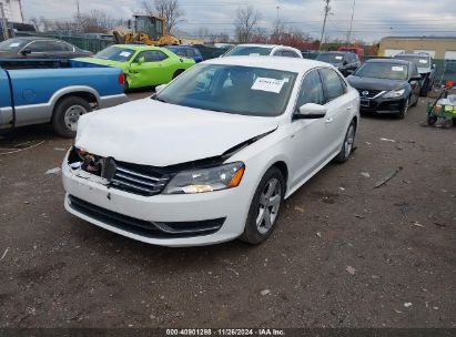 2014 VOLKSWAGEN PASSAT 1.8T WOLFSBURG EDITION White  Gasoline 1VWAT7A39EC059158 photo #3