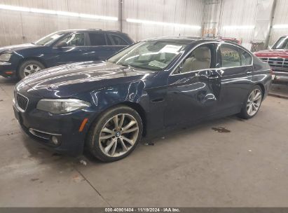 2015 BMW 535I XDRIVE Blue  Gasoline WBA5B3C51FD545809 photo #3