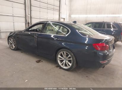 2015 BMW 535I XDRIVE Blue  Gasoline WBA5B3C51FD545809 photo #4