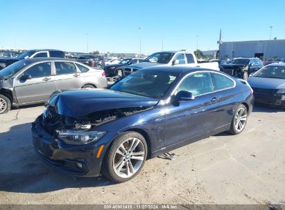 2019 BMW 430I Dark Blue  Gasoline WBA4W3C58KAF91507 photo #3