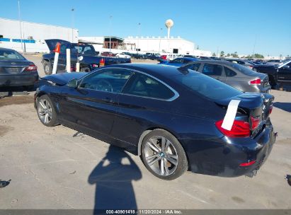 2019 BMW 430I Dark Blue  Gasoline WBA4W3C58KAF91507 photo #4