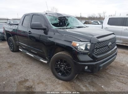 2019 TOYOTA TUNDRA SR5 5.7L V8 Black  Flexible Fuel 5TFUW5F13KX834173 photo #1