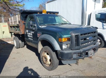 2008 FORD F-450 CHASSIS XL/XLT Green  Diesel 1FDXF47R18EE54230 photo #1