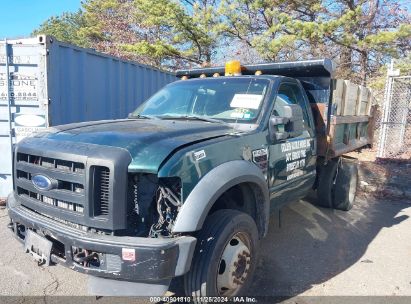 2008 FORD F-450 CHASSIS XL/XLT Green  Diesel 1FDXF47R18EE54230 photo #3