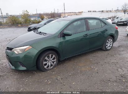 2015 TOYOTA COROLLA LE Green  Gasoline 2T1BURHEXFC386071 photo #3