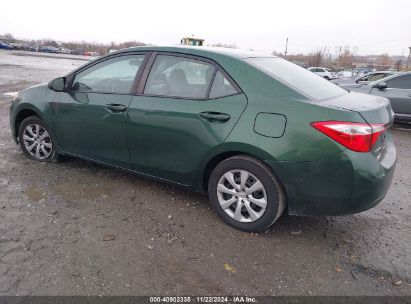 2015 TOYOTA COROLLA LE Green  Gasoline 2T1BURHEXFC386071 photo #4