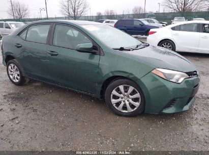 2015 TOYOTA COROLLA LE Green  Gasoline 2T1BURHEXFC386071 photo #1