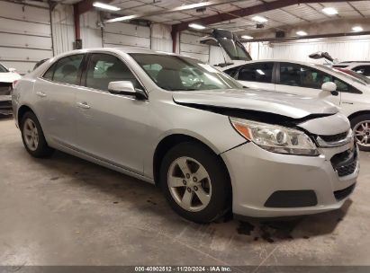 2016 CHEVROLET MALIBU LIMITED LT Silver  Gasoline 1G11C5SA2GF162436 photo #1