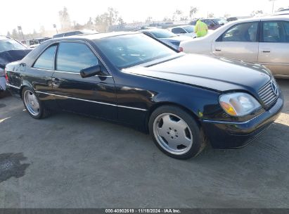 1999 MERCEDES-BENZ CL 500 Black  Gasoline WDBGA70G7XA426661 photo #1