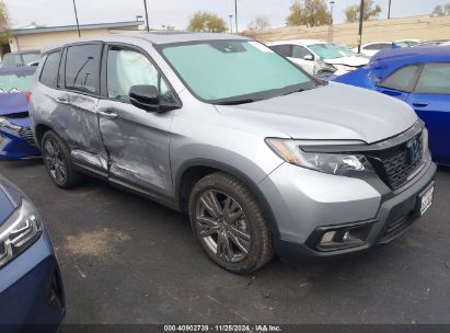 2020 HONDA PASSPORT 2WD EX-L Silver  Gasoline 5FNYF7H51LB004705 photo #1