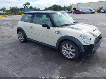 2011 MINI COOPER S Beige  Gasoline WMWSV3C50BTY22489 photo #1