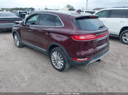 2019 LINCOLN MKC STANDARD Red  Gasoline 5LMCJ1C99KUL02188 photo #4