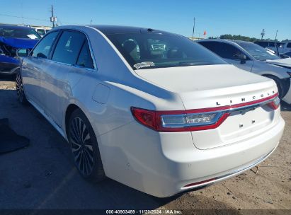 2017 LINCOLN CONTINENTAL BLACK LABEL White  Gasoline 1LN6L9AP6H5612795 photo #4