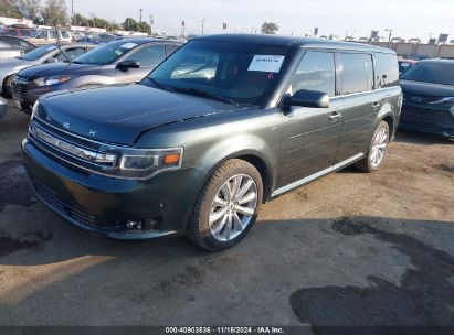 2015 FORD FLEX LIMITED Green  Gasoline 2FMGK5D84FBA02522 photo #3