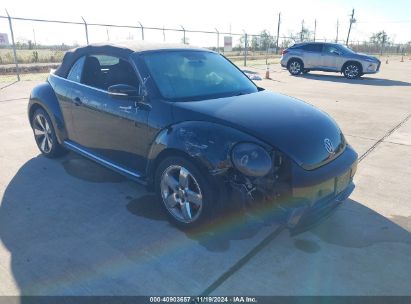 2013 VOLKSWAGEN BEETLE 2.0T Black  Gasoline 3VW7T7AT1DM823849 photo #1