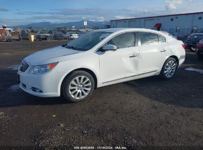 2013 BUICK LACROSSE LEATHER GROUP White  Gasoline 1G4GC5E37DF309534 photo #3