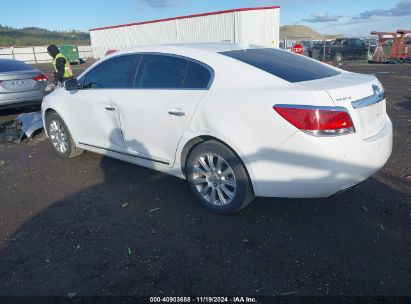 2013 BUICK LACROSSE LEATHER GROUP White  Gasoline 1G4GC5E37DF309534 photo #4