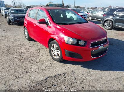 2012 CHEVROLET SONIC 1LS Red  Gasoline 1G1JB6SH0C4120309 photo #1