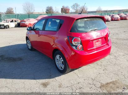 2012 CHEVROLET SONIC 1LS Red  Gasoline 1G1JB6SH0C4120309 photo #4