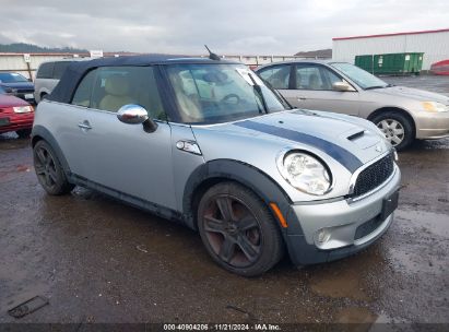 2010 MINI COOPER S Silver  Gasoline WMWMS3C52ATY51167 photo #1