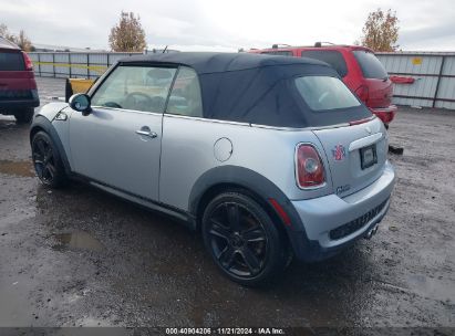 2010 MINI COOPER S Silver  Gasoline WMWMS3C52ATY51167 photo #4